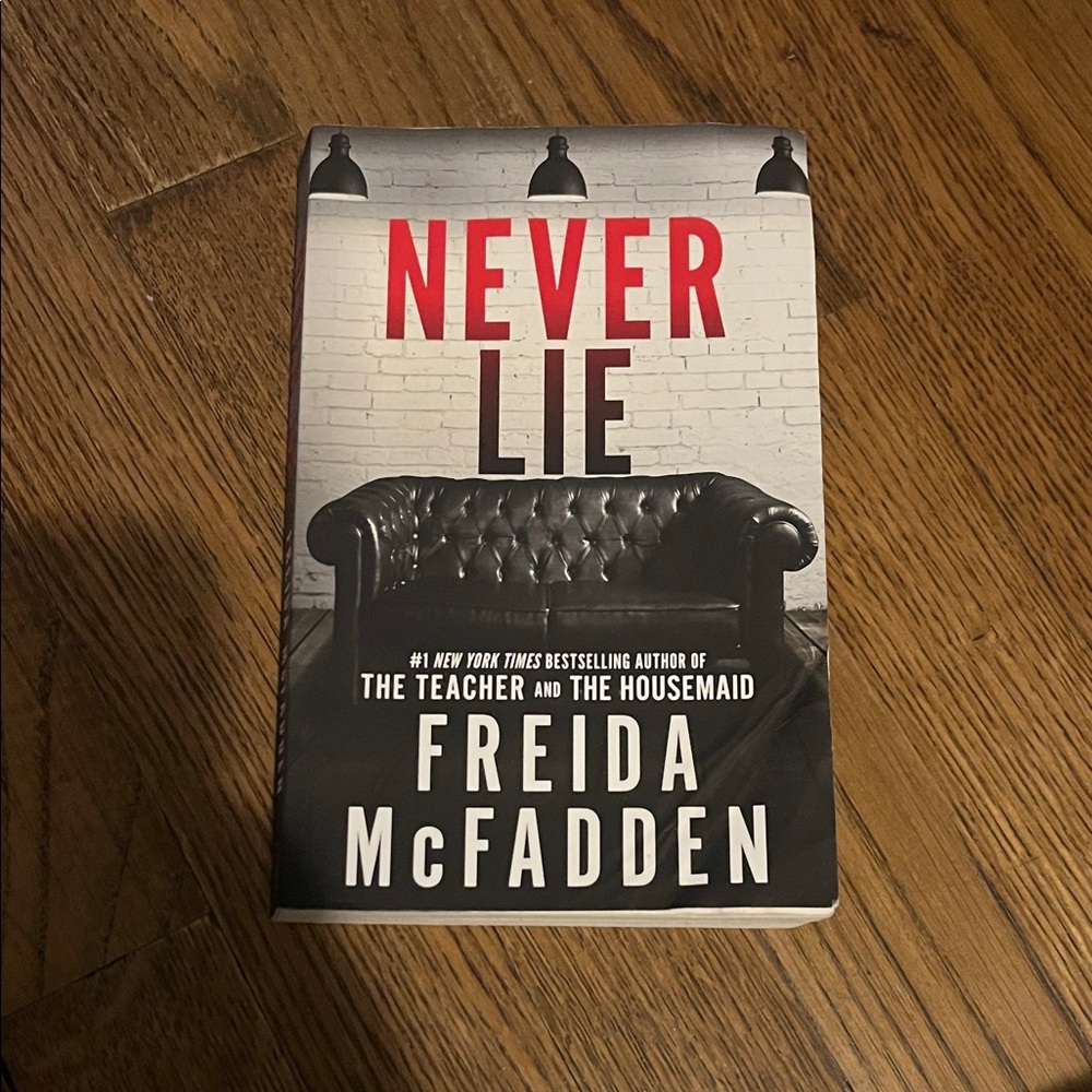 Never Lie - Striking Black and White Cover